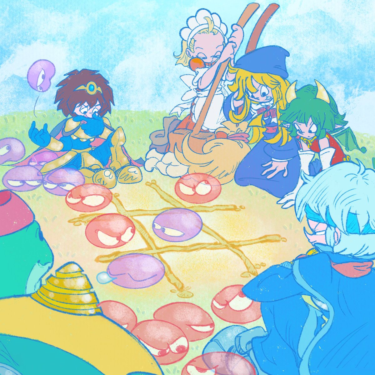StoopidBuny's tweet photo. New way to play
.
#puyopuyo #ぷよぷよ #TicTacToe https://t.co/wQ4eLjZTX1