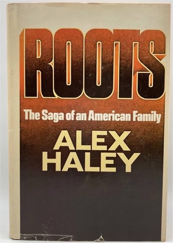 50YearsAgoLive's tweet photo. African-American writer Alex Haley publishes a semi-fictional account of his family history, called “Roots,” which tells the story of “Kunta Kinte,” an adolescent stolen from Africa and pressed into slavery in the American South. https://t.co/hisyEEyNyj