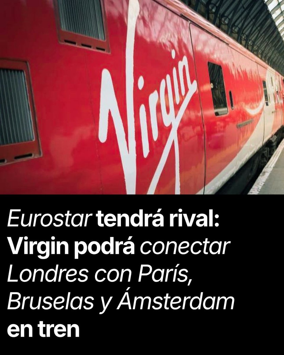 El_Iberico's tweet photo. 🚄🇬🇧🇫🇷 ¡Eurostar tendrá competencia! 💷 ¿La llegada de un rival podría traducirse en billetes más baratos para viajar entre Londres y Europa?
👉 https://t.co/aNq34eKR4P https://t.co/9arRC2zbNd