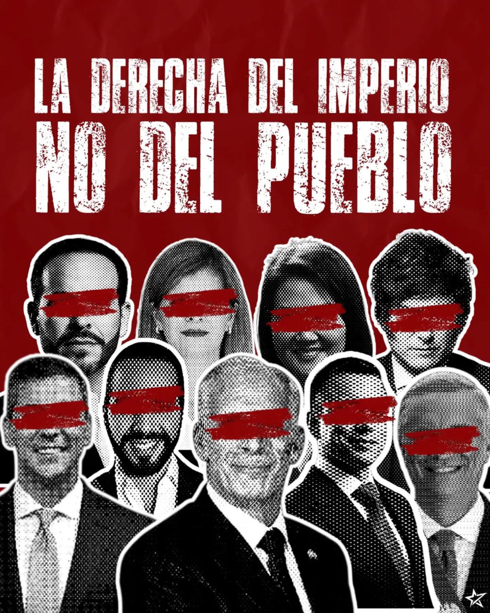 JuventudRe2024's tweet photo. No es la derecha del pueblo, es la derecha que mira al norte antes que a su propia gente. 

La soberanía no se vende, se defiende, América Latina merece gobiernos al servicio de sus pueblos, no al servicio del imperio. https://t.co/Txa6zWNsjT