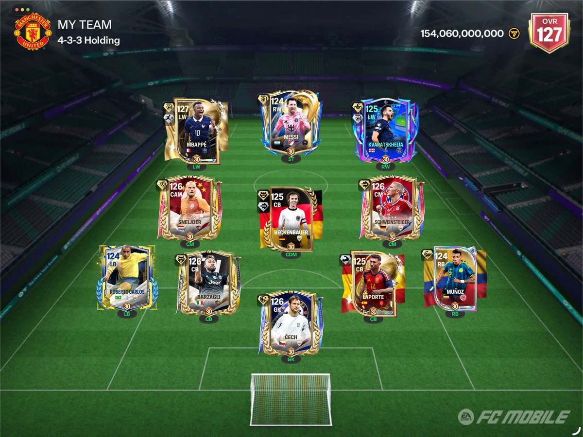 KJavierFM's tweet photo. MANAGER MODE TACTICS 💡

FC Champion - 25 Stars Range ⭐️ 🤙🏼

Formation : 433 Holding

Winrate - 80% ✅

Recommendations ✨

1. Players with 5/5 wf
2. OVR - 125+ 
3. Playstyles on 6+ players
4. Anticipate on CB/CDMs

Follows and RTs appreciated 🩵✨

@tutiofifa @JONALDINHOtm https://t.co/CAHSF4hMCl