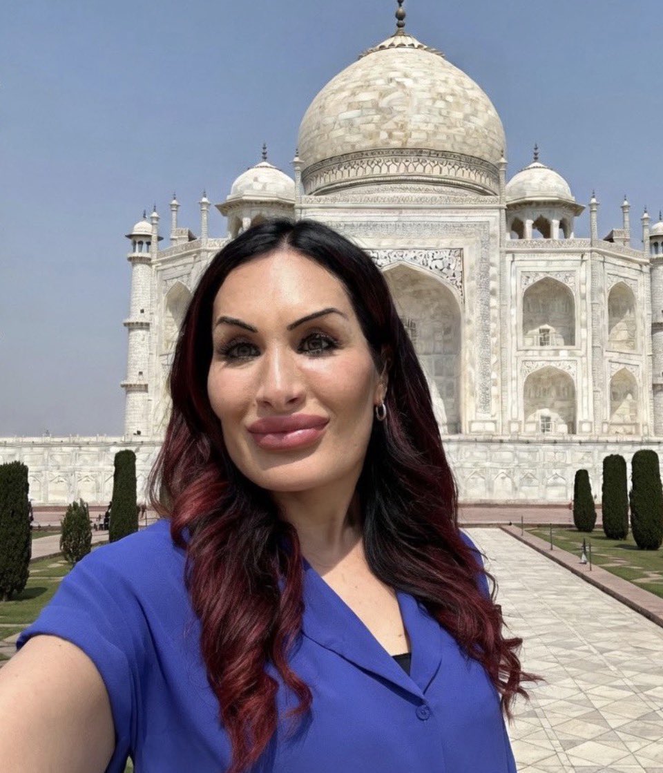 Parodyjeffx's tweet photo. Laura Loomer might be the only “woman” who could walk around India without getting sexually assaulted. https://t.co/qg8Y7PWC4N