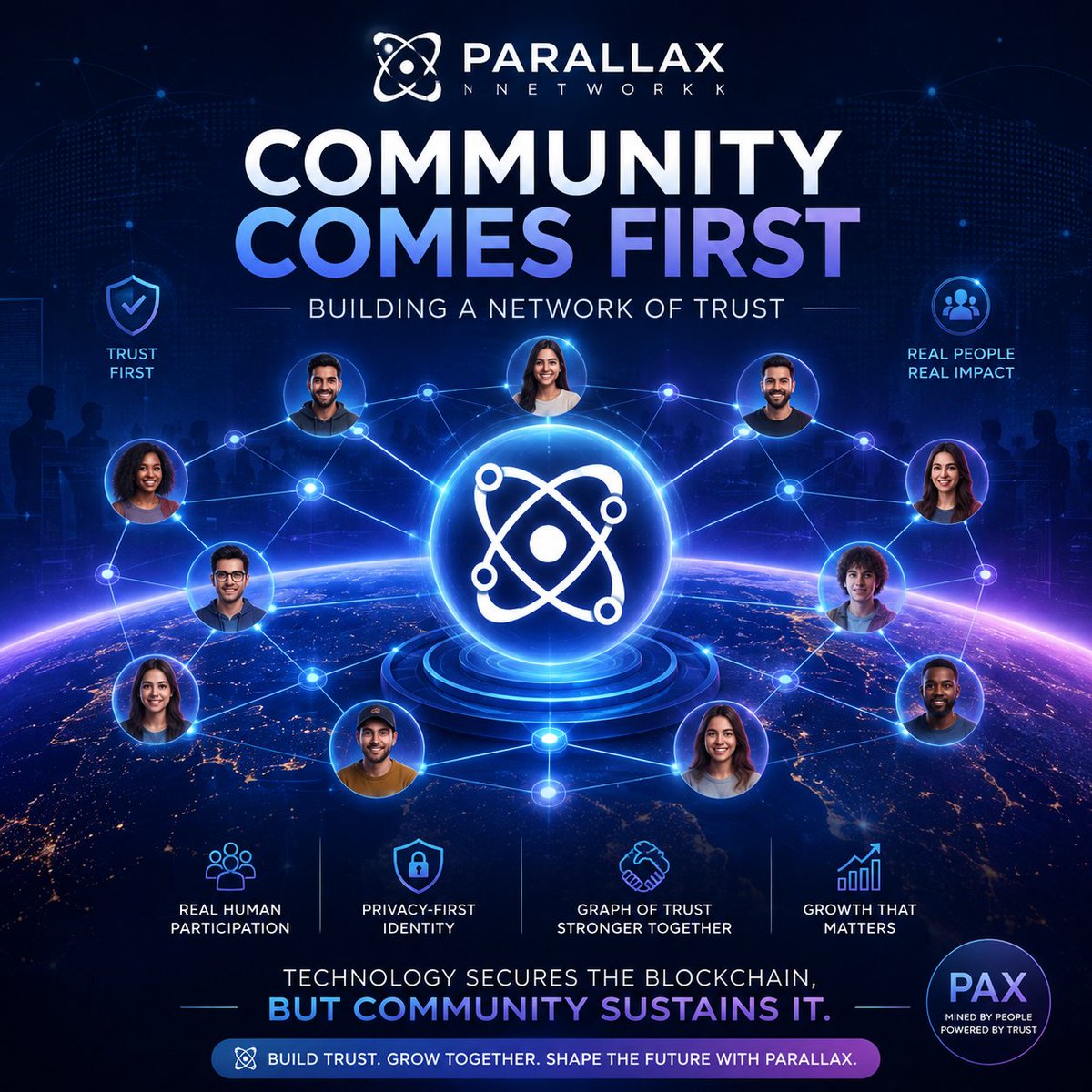 FahimPAX's tweet photo. Community comes first. 🤝🌍

@networkparallax is building a trusted network powered by real people, real participation, and the Graph of Trust.

Build trust. Grow together. 

📩 Invite Code: 69529508

#Parallax #ParallaxNetwork #PAX #GraphOfTrust  @DaniHeffelmann1 https://t.co/ZdfXjUghg1