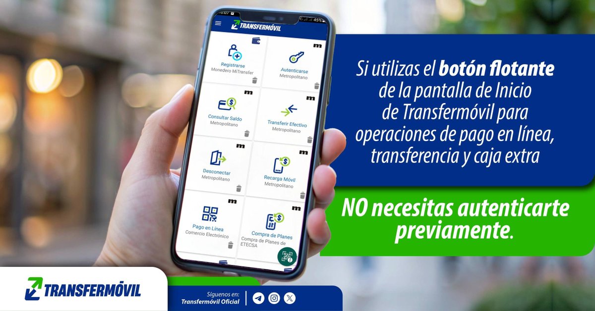Lisy_Lee93's tweet photo. ¿Te autenticas cada vez que utilizas Transfermóvil? 👀📱
Esta información te puede ahorrar tiempo. 👆 https://t.co/XIfdv8e70O