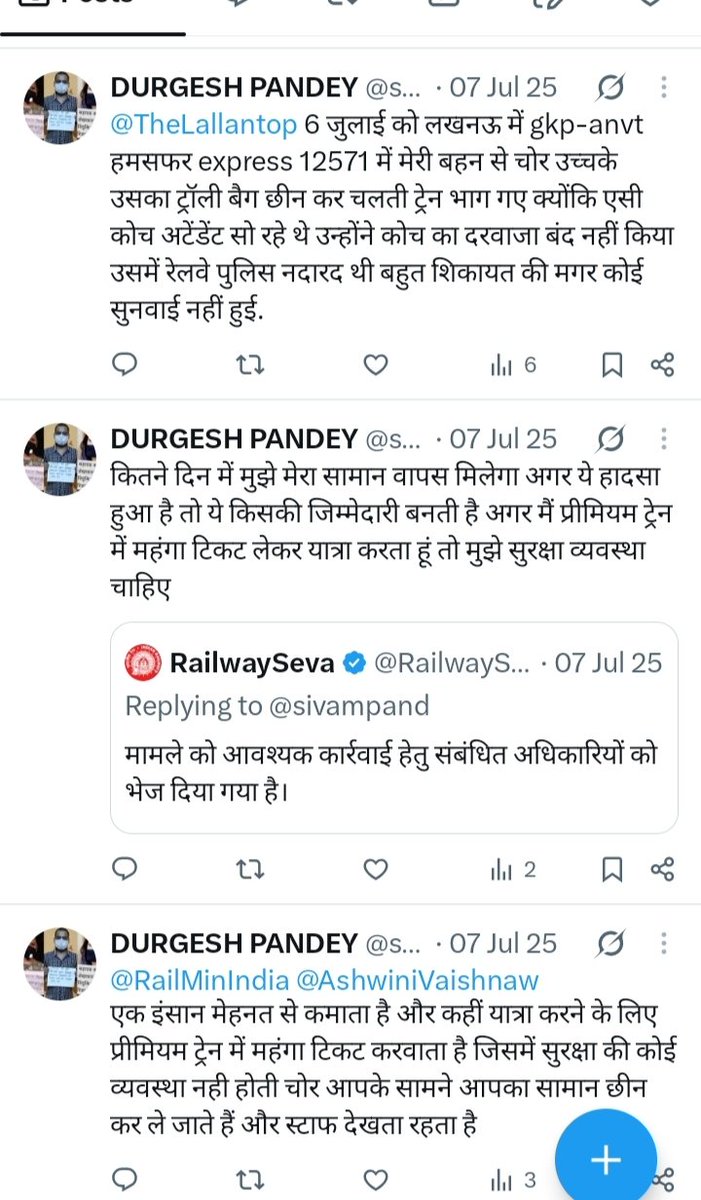 sivampand's tweet photo. @RailMinIndia @AshwiniVaishnaw https://t.co/asEWYkKGRp