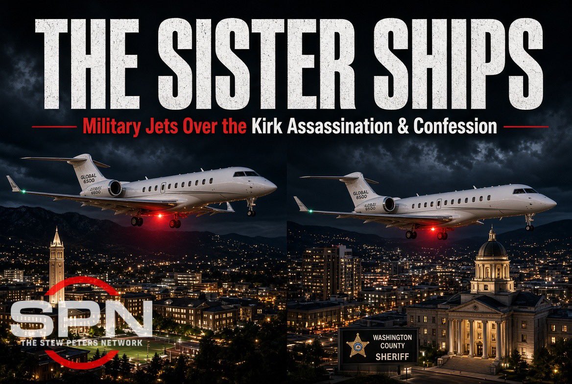 realstewpeters's tweet photo. 🚨I’m LIVE on @kick 🚨

Foreknowledge in the Sky: The Global 6500s and the Charlie Kirk Hit

https://t.co/E6QW2sKEfJ https://t.co/IASZbBNv94