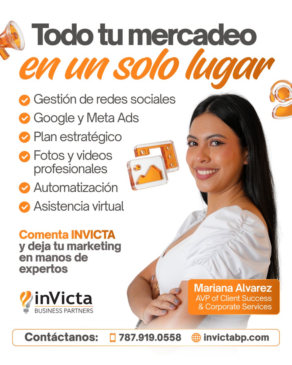 InvictaBP's tweet photo. Coordinar varios proveedores también cuesta tiempo. 😅

Con un solo equipo, cada canal sigue la misma dirección y tu mercadeo gana coherencia.

Comenta INVICTA y centraliza tu estrategia.

787.919.0558 | https://t.co/StIYIx7K59

#inVictaBP #MarketingPuertoRico https://t.co/lH0wPiB2Kw