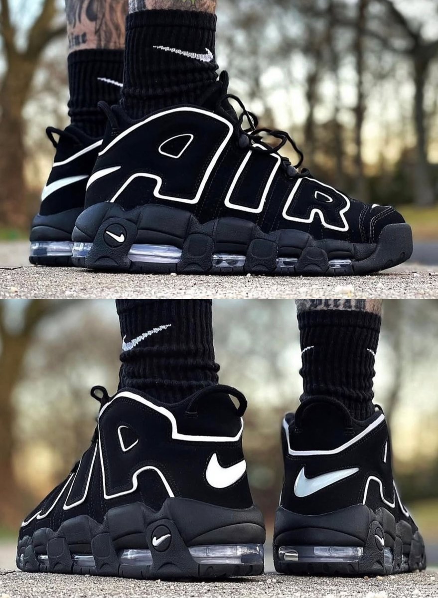 JustFreshKicks's tweet photo. Nike Air More Uptempo OG “Black/White” Returns August 21 🎱 https://t.co/zklR0a5fl0