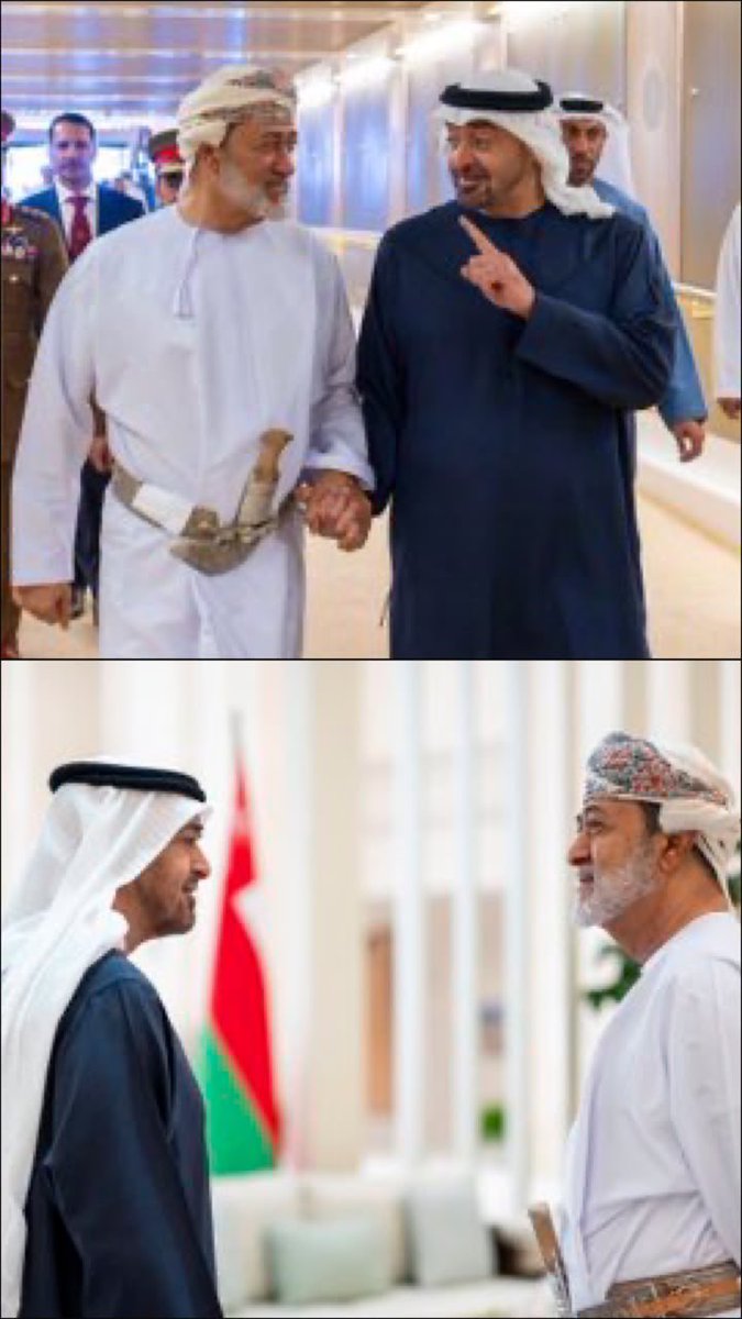 BuYazeed4's tweet photo. 🇴🇲🤝🇦🇪

حفظ الله سلطاننا هيثم وشيخنا محمد وجميع حكّام خليجنا.

🇴🇲🤝🇦🇪 https://t.co/FPaZS0xS3c