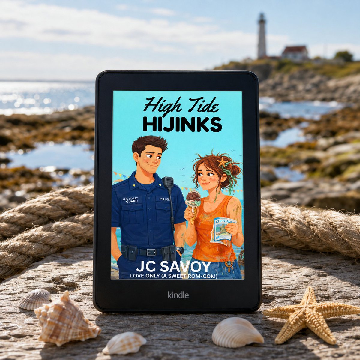 jcsavoyauthor's tweet photo. She talks to sea creatures. He writes incident reports. Cliffhaven is convinced they're a perfect match.

IN KINDLE UNLIMITED: https://t.co/3rW53ZpXZw
#LoveOnly #RomCom #BeachRead #CleanRomance https://t.co/ELl6arQGPY
