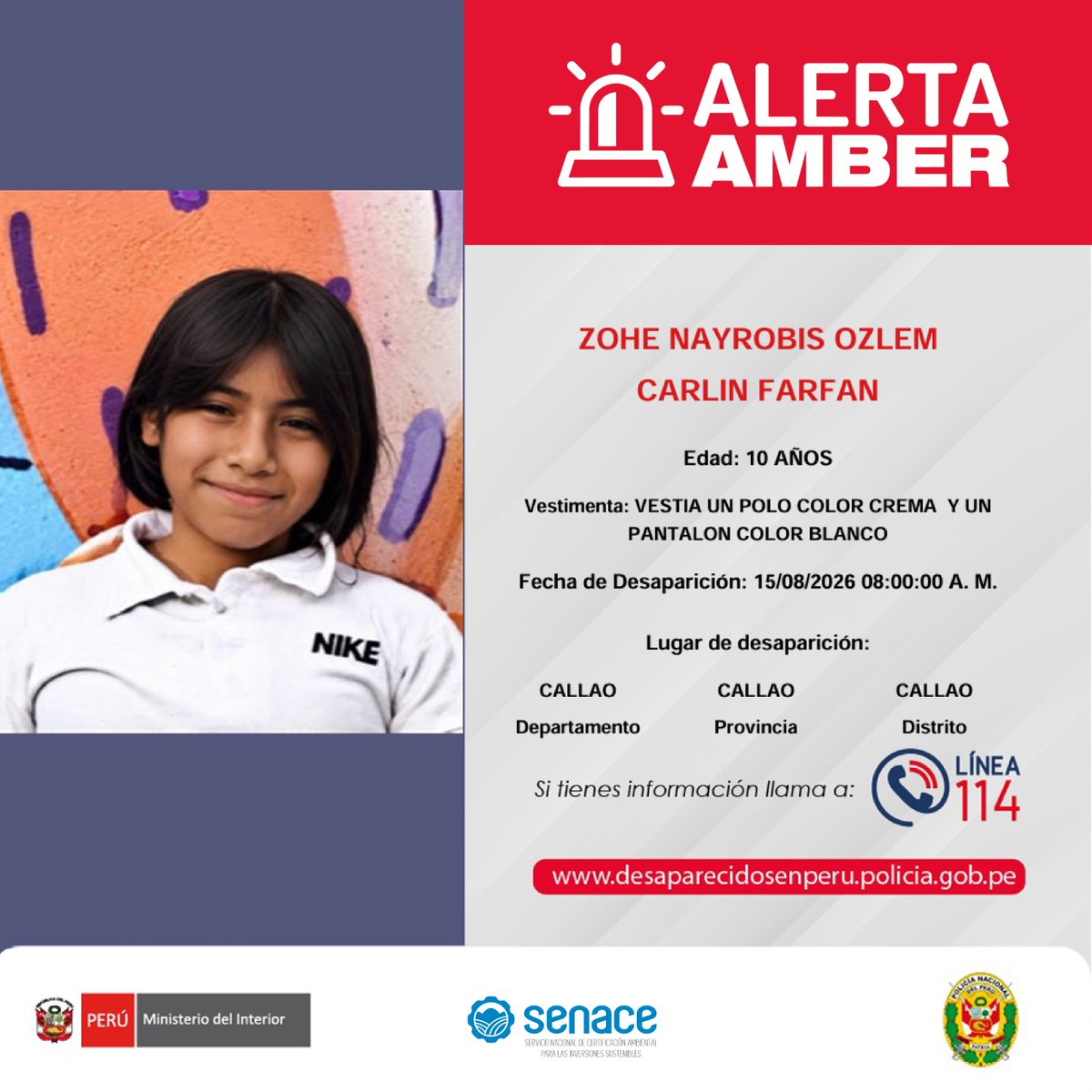 SenacePeru's tweet photo. 🚨 https://t.co/Dh9RJe6vBZ