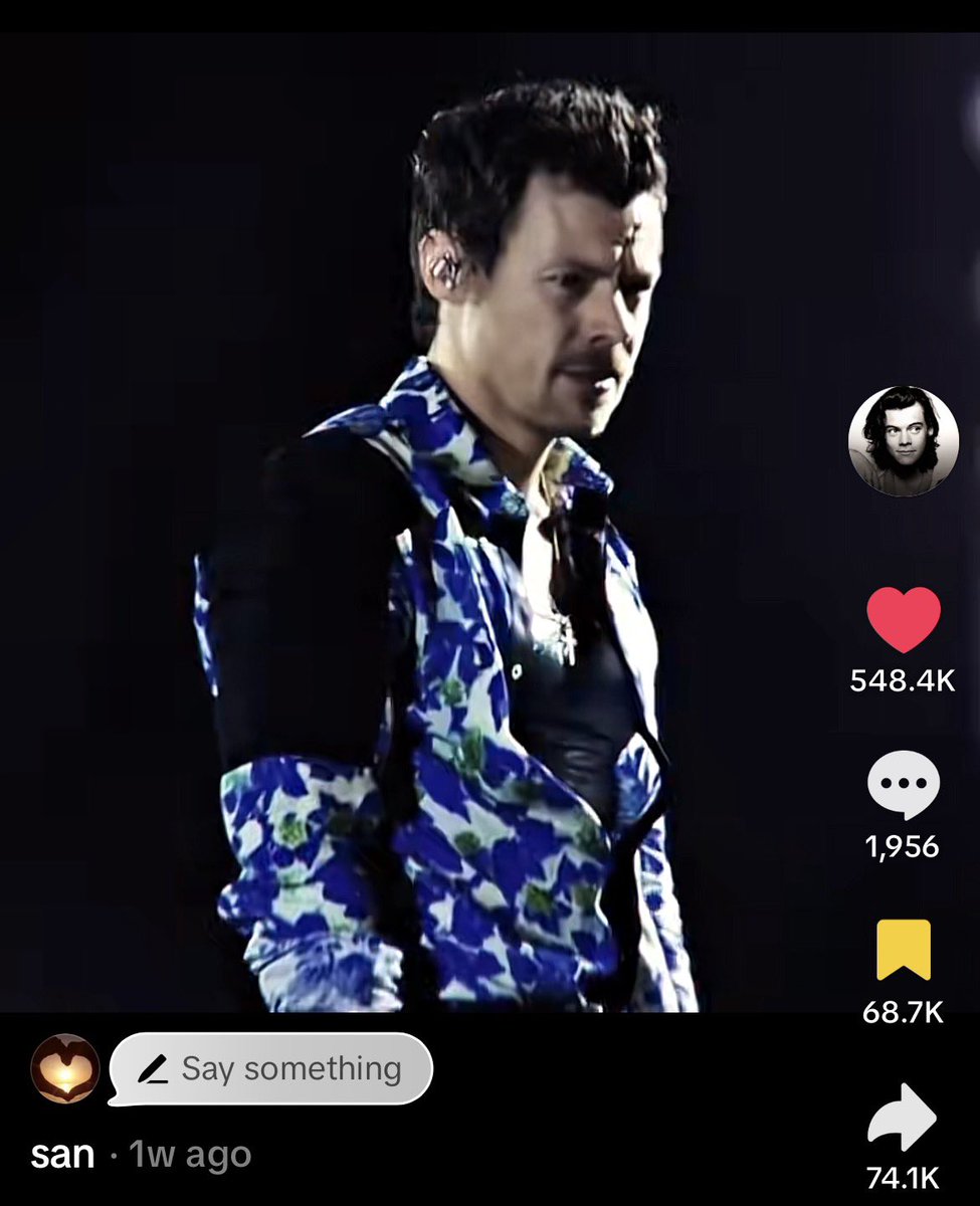 cantnovak3's tweet photo. 2.1 million views.. 548.4 of likes.. 68.7k saves and 74.1k shares.. 
Yes I think we’ve all seen THAT ‘Harry Edit’..😵‍💫😮‍💨 https://t.co/MwjyYPRIaL