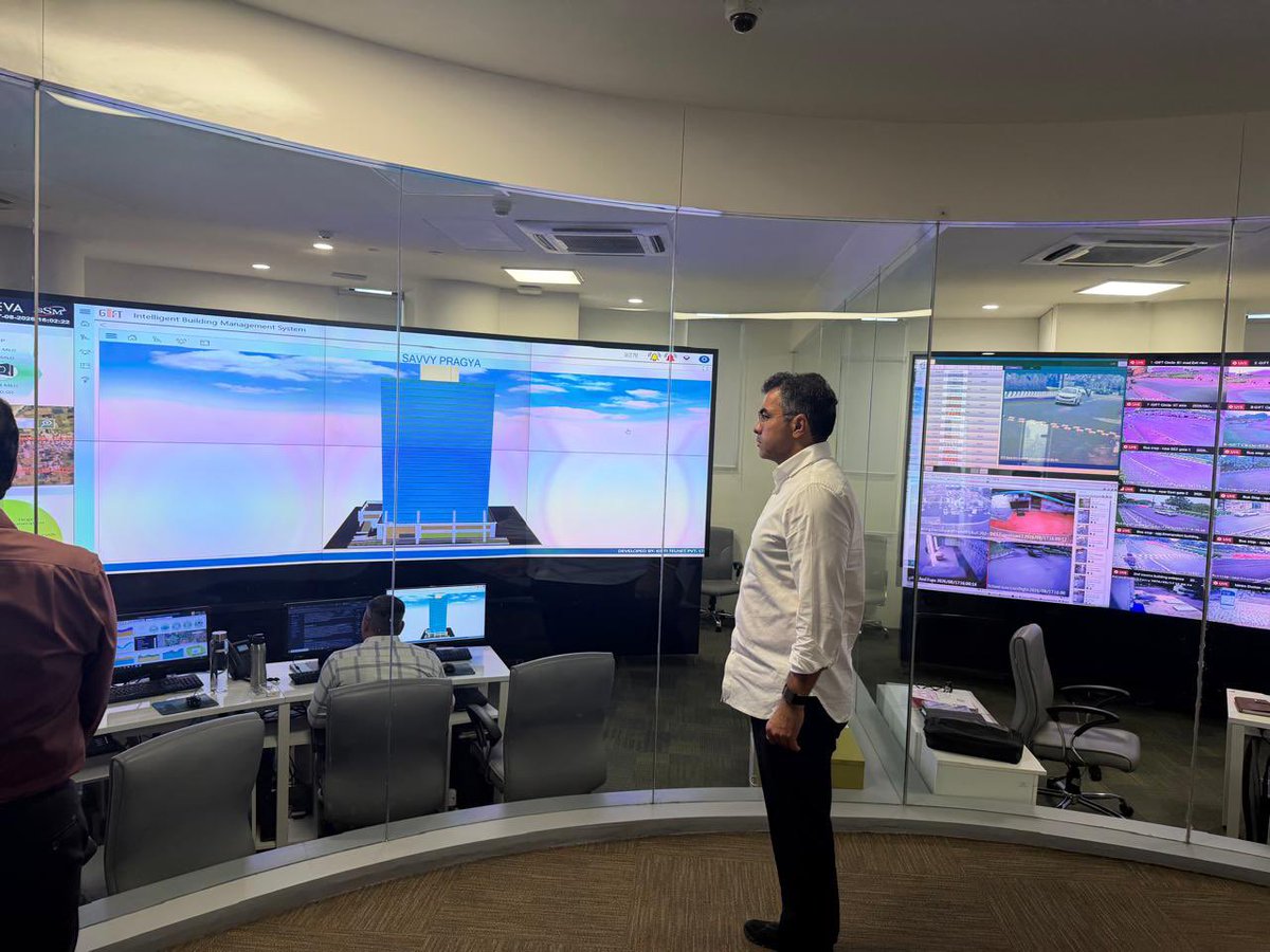 p_sahibsingh's tweet photo. GIFT City is a glimpse of the India that Hon’ble PM Shri @narendramodi Ji has envisioned - confident, modern and ready to lead the world.

Visited GIFT City in Ahmedabad to understand its urban planning and infrastructure model. The scale of transformation and the ambition behind it were truly inspiring. Delhi has much to learn, much to build and an even greater responsibility to deliver.

This is how the vision of a Viksit Bharat takes shape - bold ideas turning into reality.