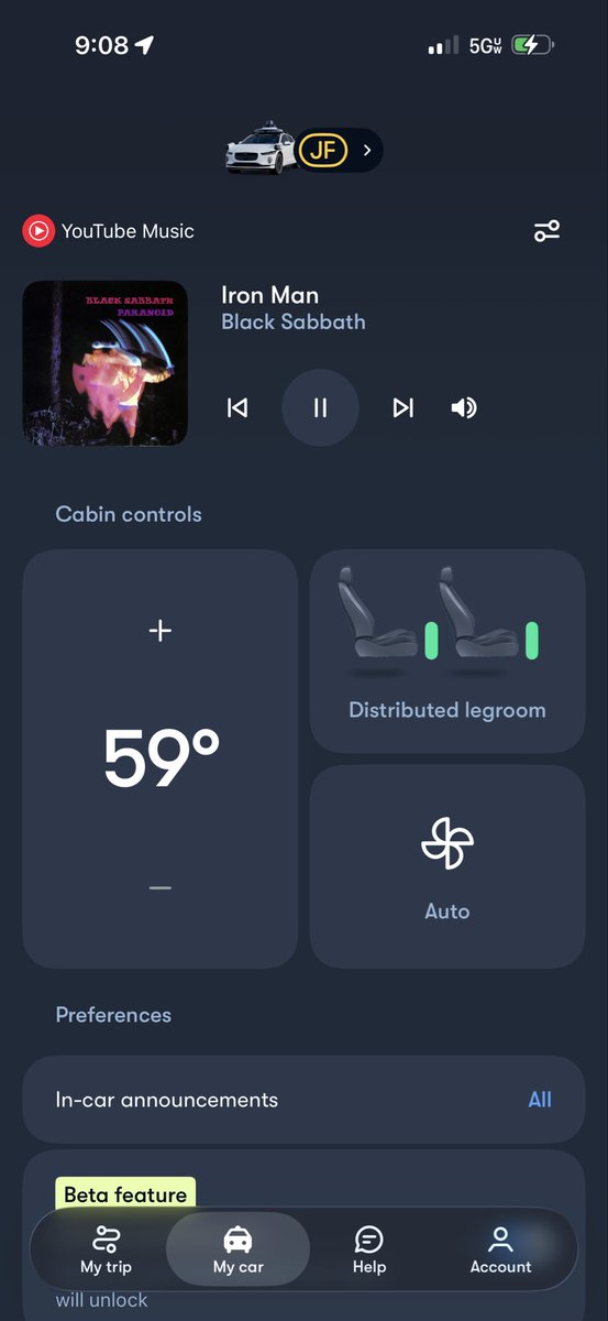 heyfusco's tweet photo. Waymo AC has a respectable floor of 59 F https://t.co/bf5HAvV2OJ