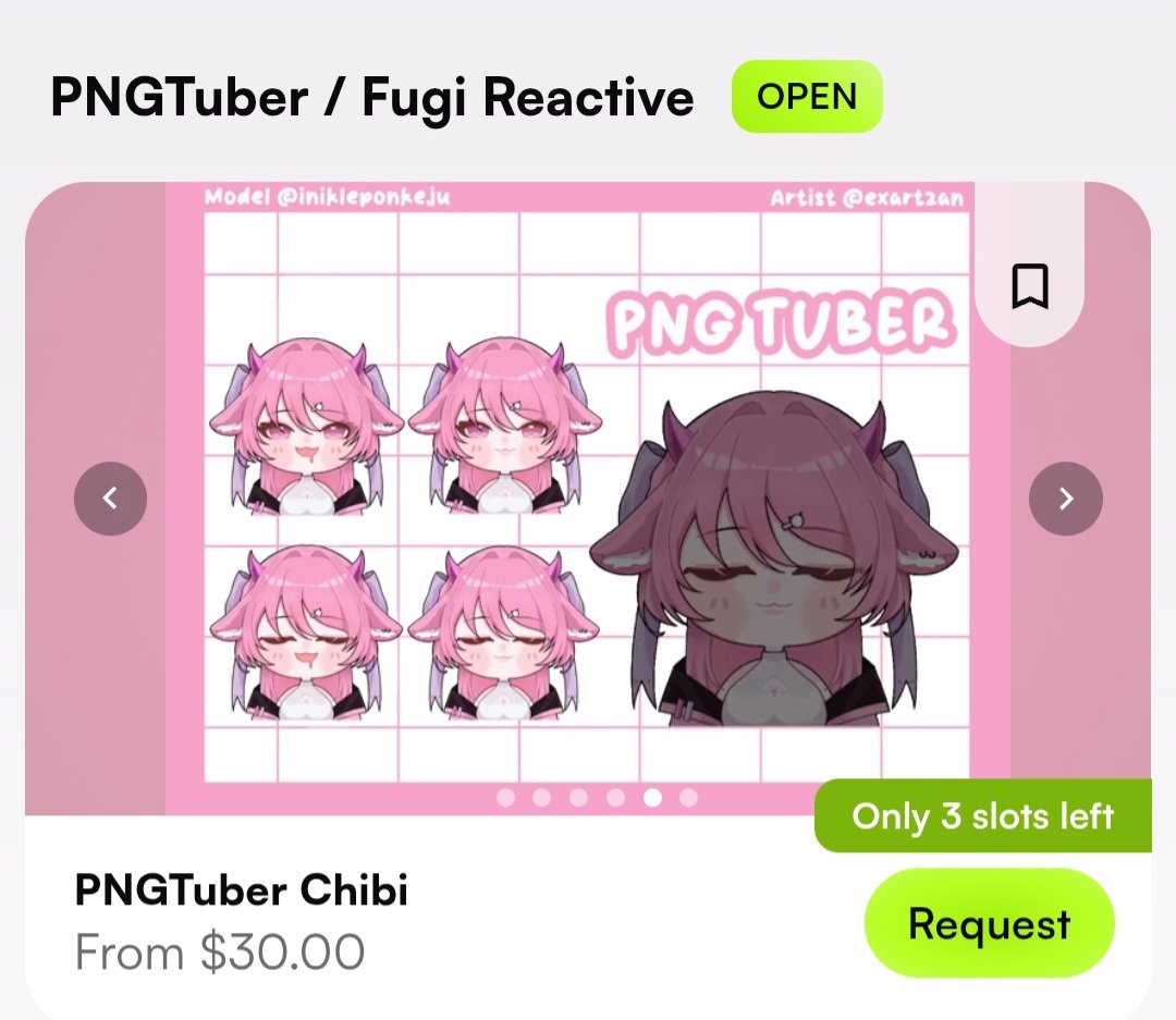 exartzan's tweet photo. @Elvyxzynn099 Hi! I do chibi style PNGTuber for now, feel free to check out my service if you interested https://t.co/ABav586two https://t.co/KGDkSQMhXw
