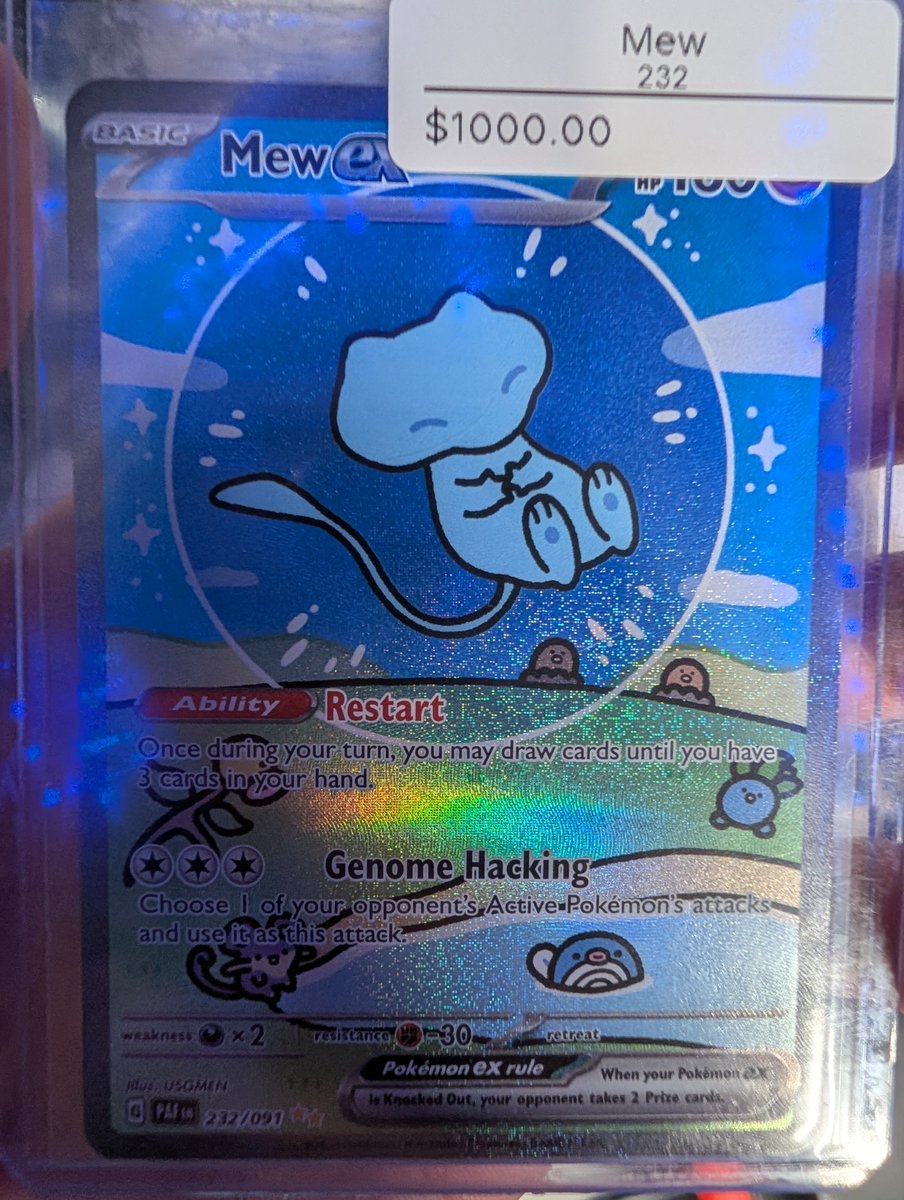MK5Cards's tweet photo. I have secured the English bubble mew! https://t.co/mBZjpmYE6A