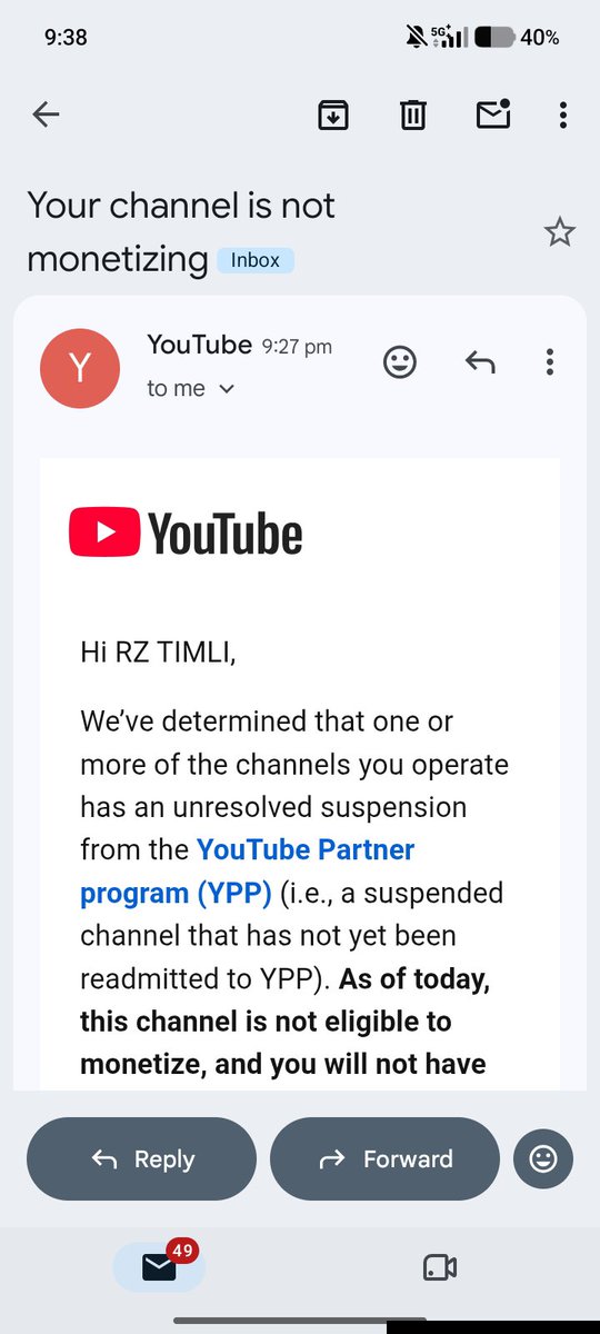 Pyuv3rj's tweet photo. @TeamYouTube @YouTubeLiaison Need human review for an automated loop glitch. RZ TIMLI was approved in YPP, but sync delay caused SecretsToon appeal rejection, which now re-suspended RZ TIMLI! Both are 100% original. Bot is looping flags. Please escalate internally to fix this! https://t.co/9eXN3f5oP8