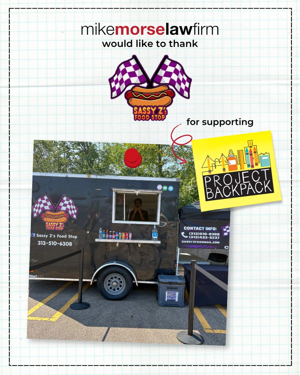 855mikewins's tweet photo. Good eats made a great day even better! ππ
A big thank you to Sassy Zβs Food Stop for supporting Project Backpack and helping us serve up a special day for local families. Weβre so grateful you were part of it!
#ProjectBackpack #GivingBack #Foodie https://t.co/HafL0q4aKs