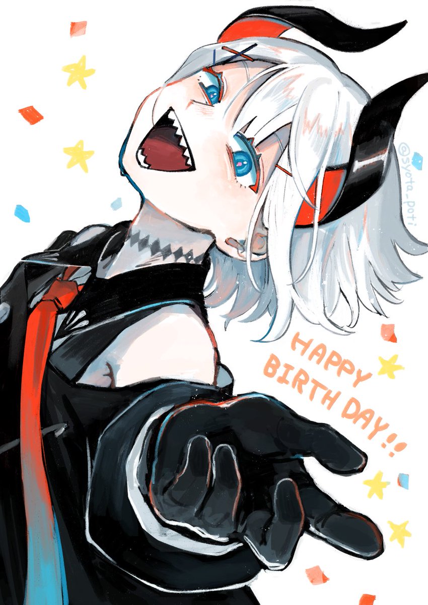 syota_poti's tweet photo. 誕生日おめでとう！ライブ楽しみー！
#絵リファ #レヴィ誕2026 https://t.co/xpCTwzYqAz