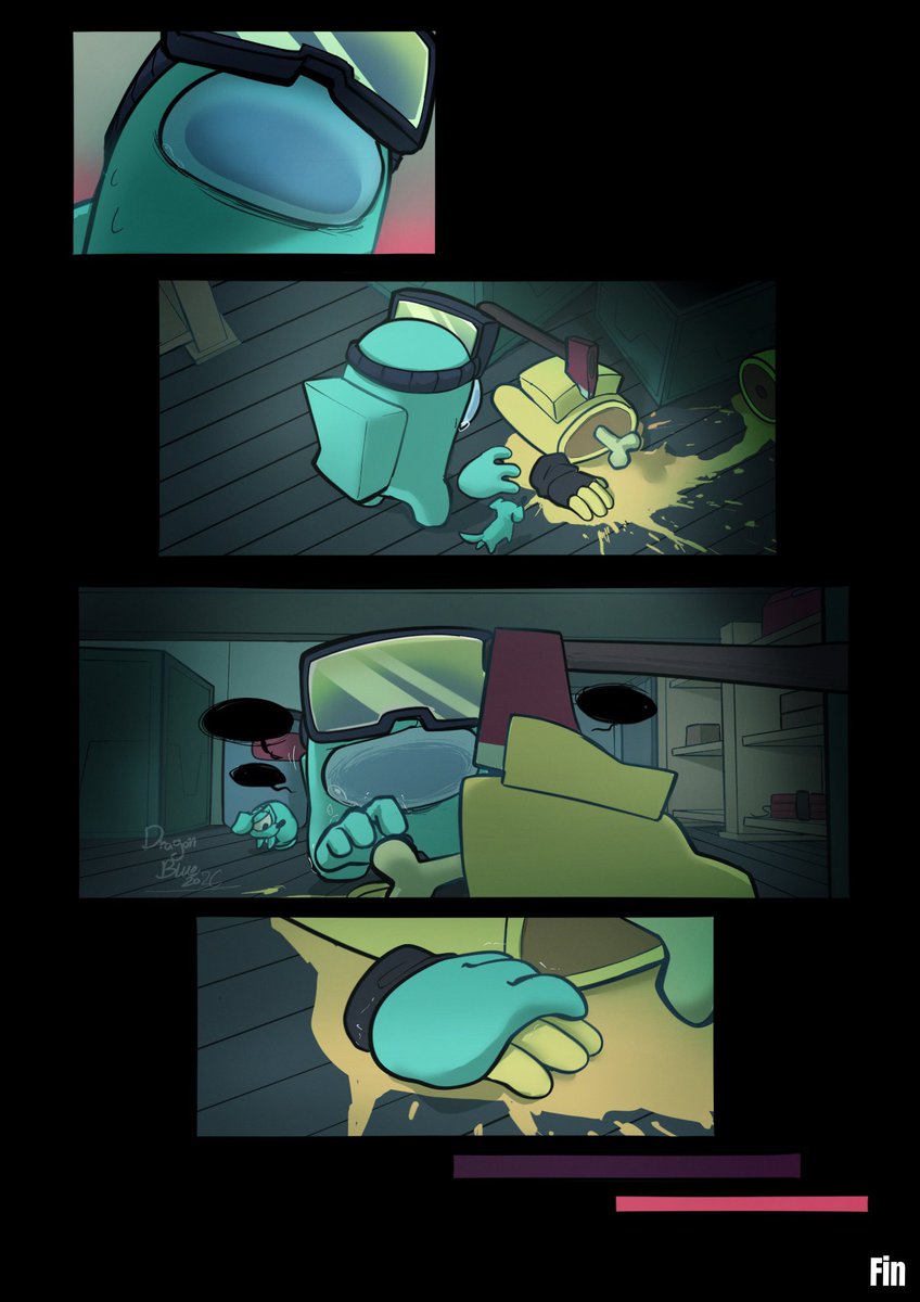 Dragon_Bluey's tweet photo. Mini comic: happened foxer and Mike

#amongusfanart #amongusart #amongus https://t.co/xQRJUGiXgU