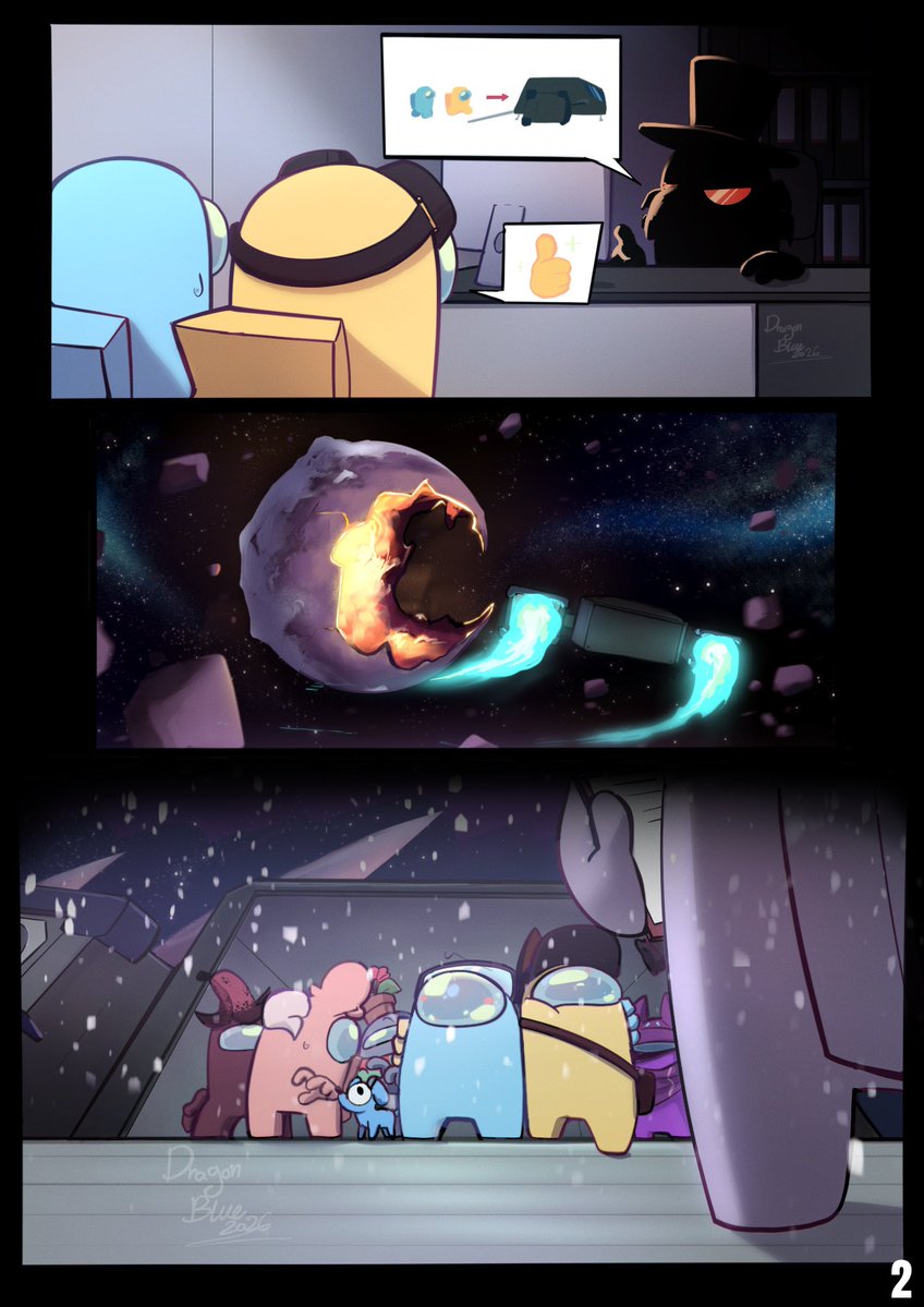 Dragon_Bluey's tweet photo. Mini comic: happened foxer and Mike

#amongusfanart #amongusart #amongus https://t.co/xQRJUGiXgU