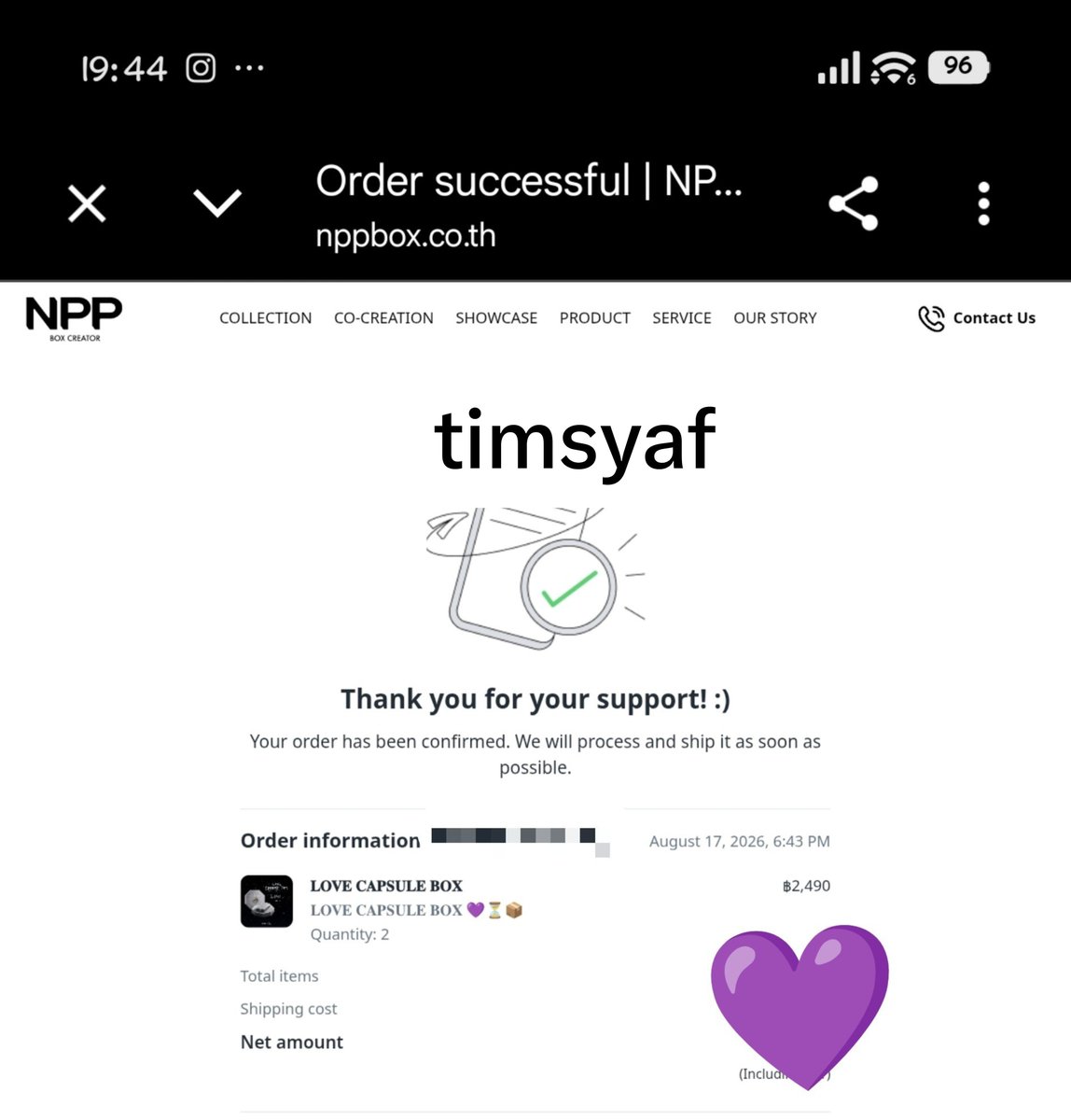 syaf_meung's tweet photo. Can't thank you enough for the tremendous support you’ve shown for LingOrm 💗
#NPP_LOVEORBIT
#NPPBOX #หลิงออม
#COCREATEDWITHNPPBOX https://t.co/Uww5X9zSs9