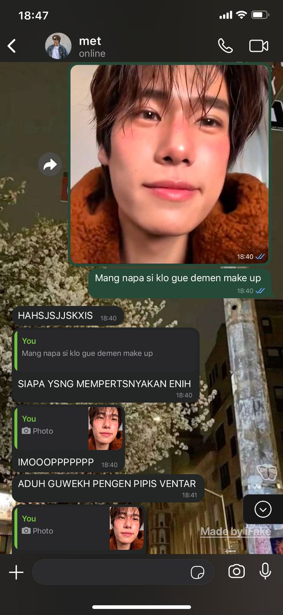 CJoveraga's tweet photo. pondphuwin onetweet au ; eh tenangin diri lu... https://t.co/MrlcTbjLqa