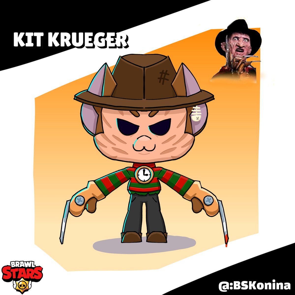 Michal293947356's tweet photo. 👻BOOOOO👻... My Brawloween skins inspired by famous horror characters💀🩸 I hope you like it ;)
#BrawlStars #BrawlArt #BrawlConcept #Brawloween #brawlstarsmico #brawlstarsshade #brawlstarskit
#brawlstarspenny

If you enjoyed it, you can leave a follow and repost, thanks😁 https://t.co/pp1dUWjXEt