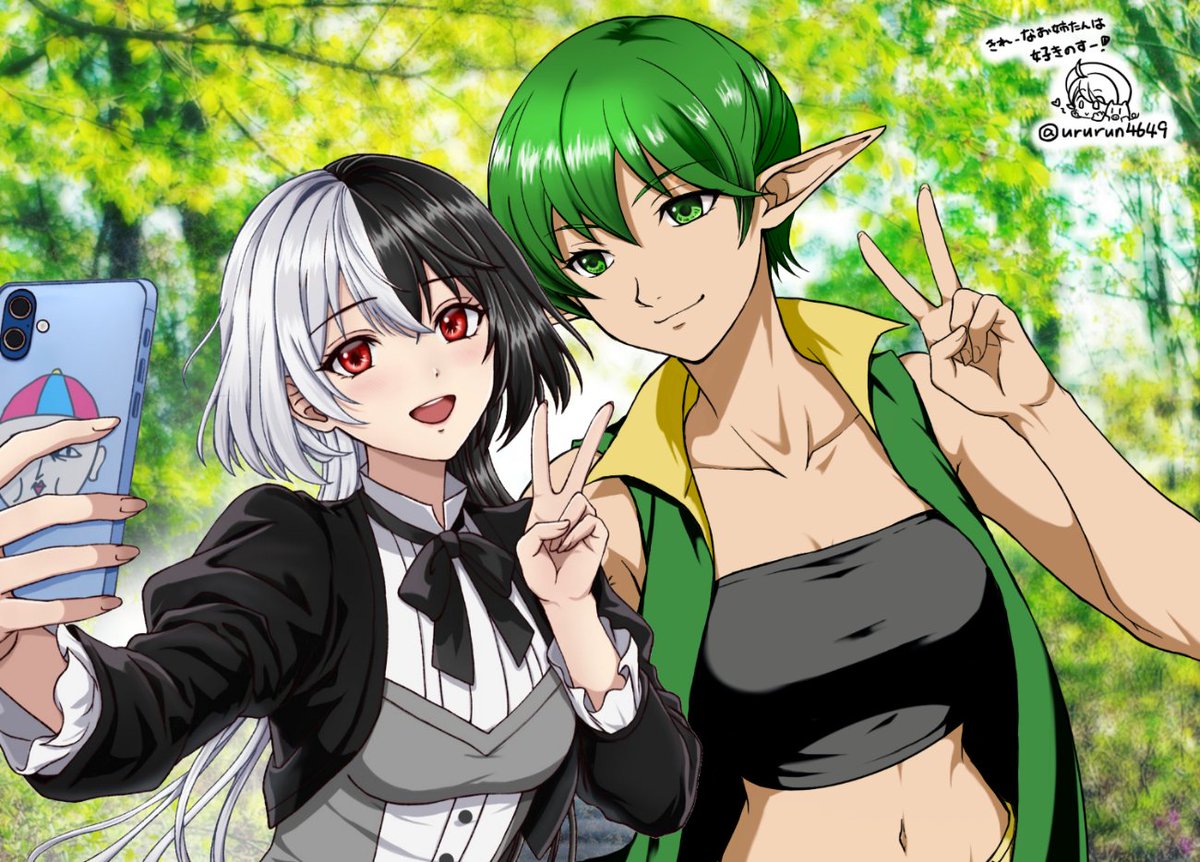 ururun4649's tweet photo. こたろうさんちのラナちゃんとセルフィー撮るのに一生懸命だったので、プレツクデーはサボるのだ(๑•̀ㅂ•́)و✧︎

GrinLoreの登場キャラのルイーザです！ラナちゃん華奢なのでごついお姉さんと写真撮りたかったんです！はい、癖です(๑•̀ㅂ•́)و✧︎ https://t.co/SOokWrQt4z