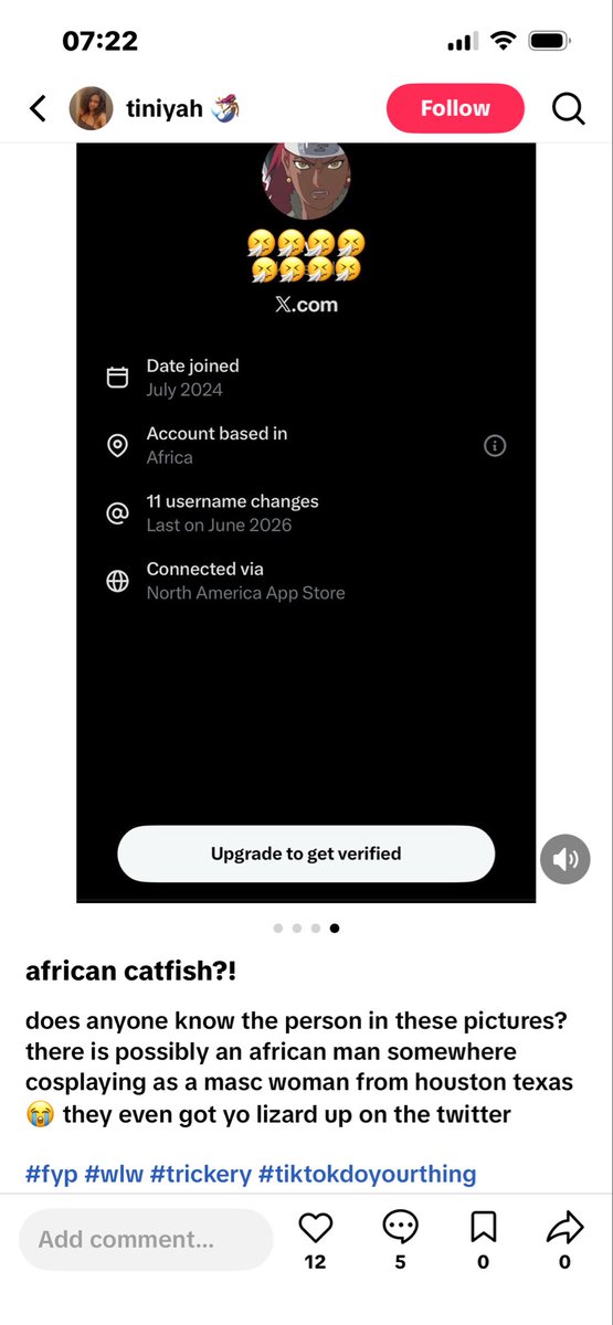 urjackedbf's tweet photo. @locstarwaitin Veryyyy off topic but Kaysaiditt is a catfish! https://t.co/3WhYPcnRoa