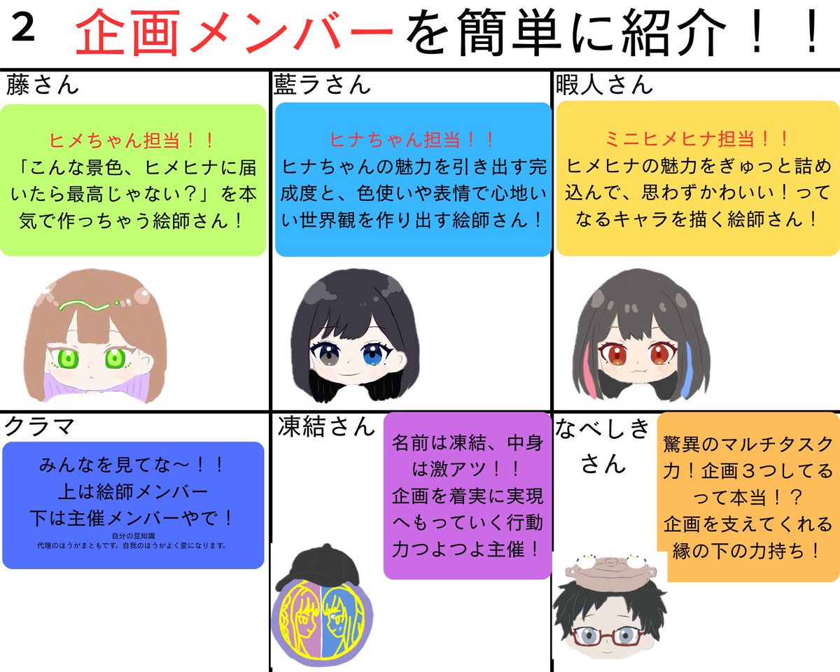 kd_rs5's tweet photo. JOJIみんなで描く夢景色を、ヒメヒナへ💐

ヒメヒナのGFを盛り上げるために、今週から少しずつ動いていきます！
まずはクラマから企画メンバーをご紹介！
明日は藤さん(@Fuji_111080 )へバトンタッチ！

少しでも気になった方は、ぜひ企画ページを覗いてみてください！

【 https://t.co/GUCIB1WhJS 】 https://t.co/V7KP2cPnni