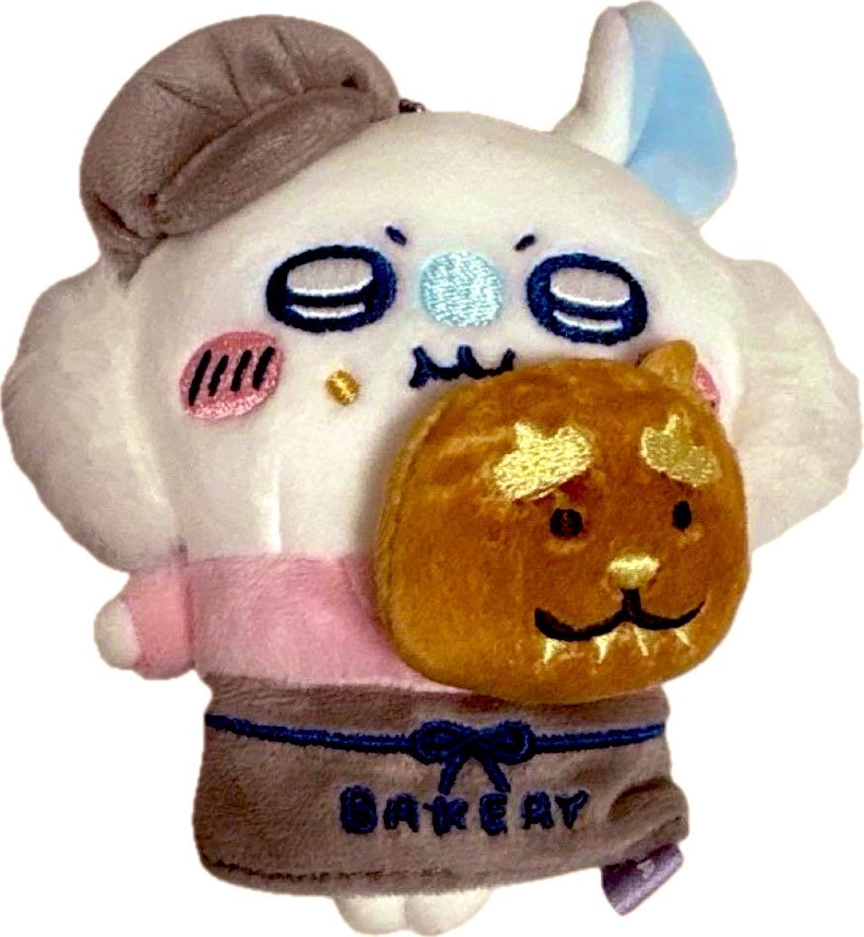 ちいかわベーカリーのモモンガぬいぐるみが欲しすぎる。ツボ。