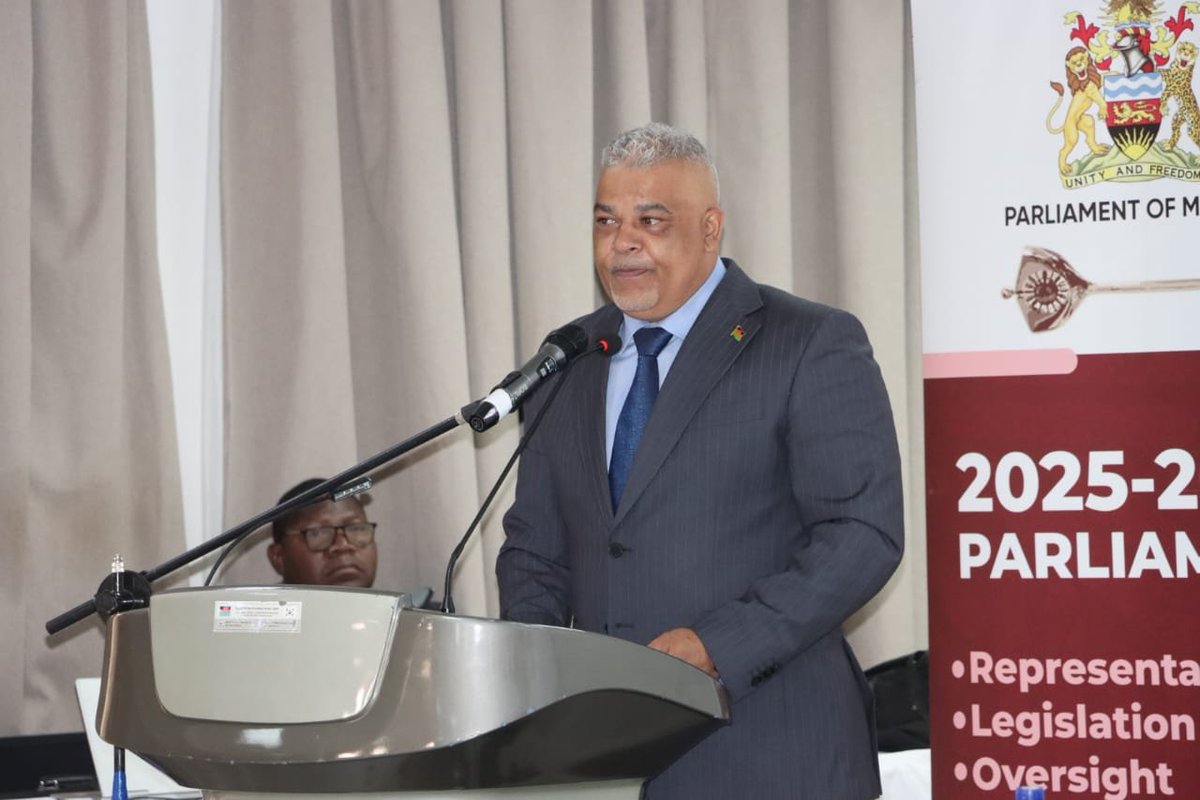 ParliamentofMw's tweet photo. The Speaker of the Parliament of Malawi, Right Honourable Sameer Suleman, MP, has emphasised the need for Members of Parliament to continuously sharpen their skills and strengthen their capacity to effectively discharge their constitutional mandate. https://t.co/lx5AG1g3tN