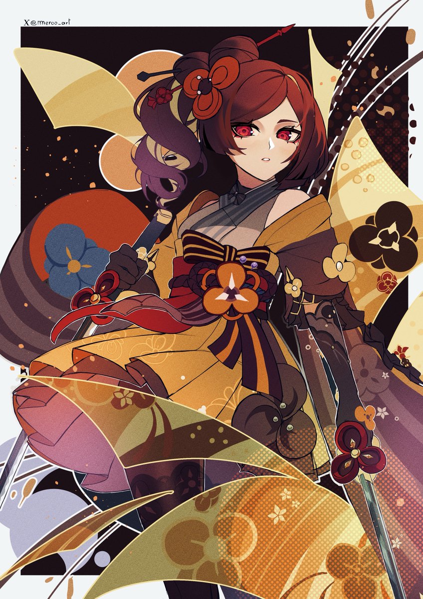 meroo_art's tweet photo. Happy birthday #chiori 👘✂️

#genshinimpact #art https://t.co/ileRBJoP5T