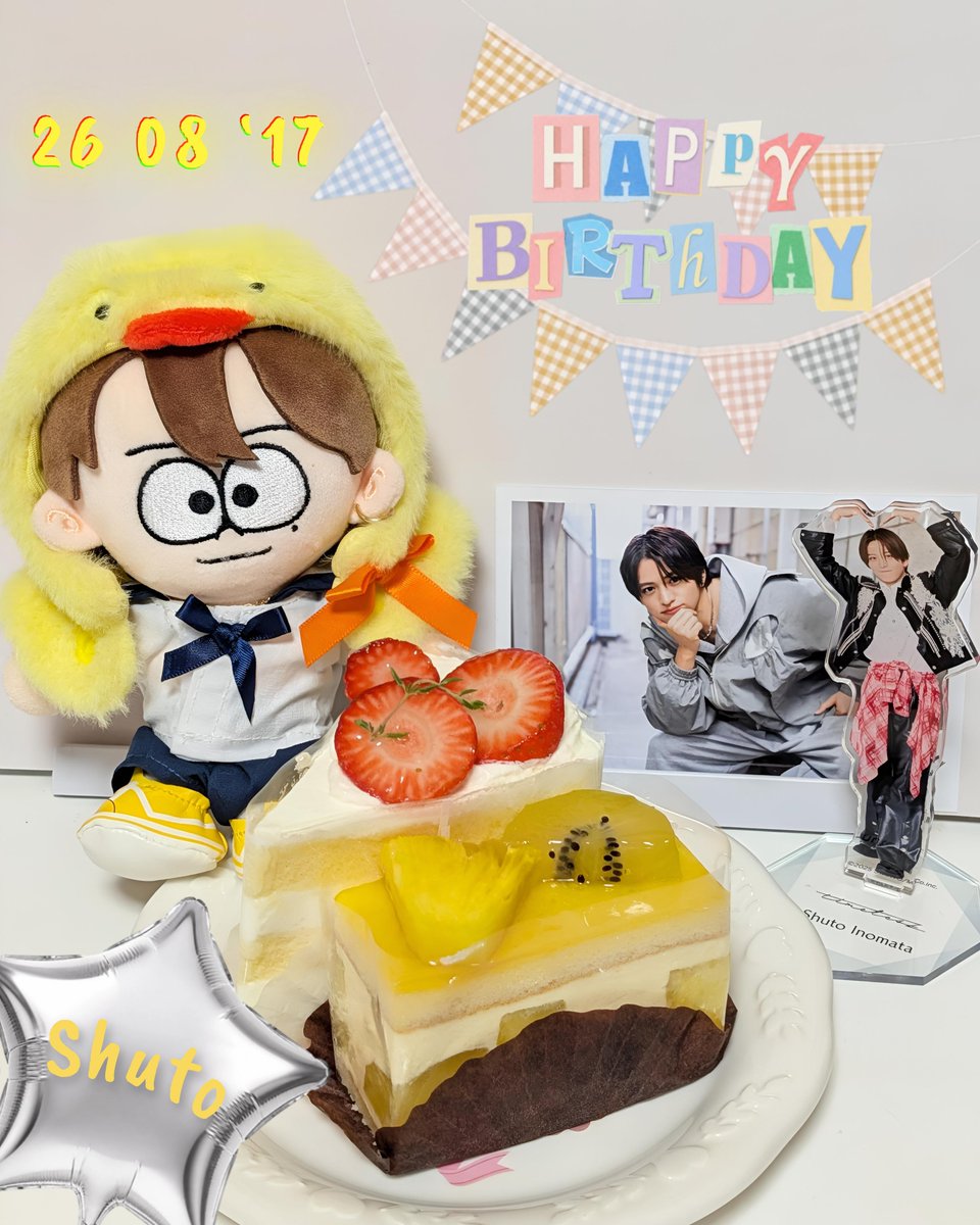 R_game_doll's tweet photo. 推しの誕生日です🥳
代わりにケーキ食べておきました！
ありがとうございます(？）
これからもいっぱい活躍出来ます様に😗✨ https://t.co/o8laX7zHAY