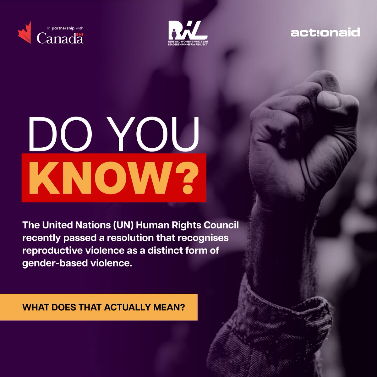 ActionAidNG's tweet photo. What do you think about this recognition?

Share your thoughts, questions or perspectives in the comments.

#EndGBV #AllNigerianWomenMatter #CanadaDev https://t.co/xyjeuqhGVj