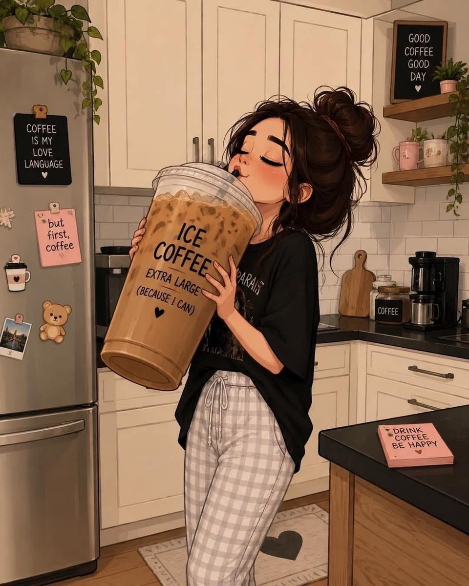 WickedlyBlinded's tweet photo. Good morning good people! I had to stop at the coffee shop for a bit of a treat. Monday Morning order "32oz iced mocha with 2 shots and light ice" please and thank you! Have a Good Monday, Happy New Week, whatever.. ☕️🫶🏻😊#Coffee #MondayMotivation #ColdCoffee #MondayVibes #CouldntWait