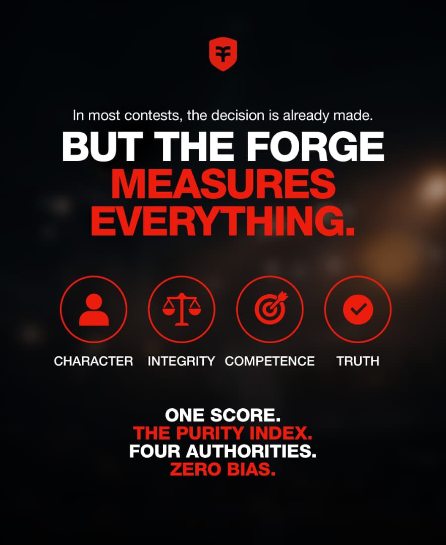 Fame_forge's tweet photo. Most people spend their whole lives with untapped potential.
Not because they lack talent.
But because they never had a structured path to grow it.
The Forge Journey changes that.
Discover. Commit. Refine. Lead. Multiply. https://t.co/93OXY8rflz