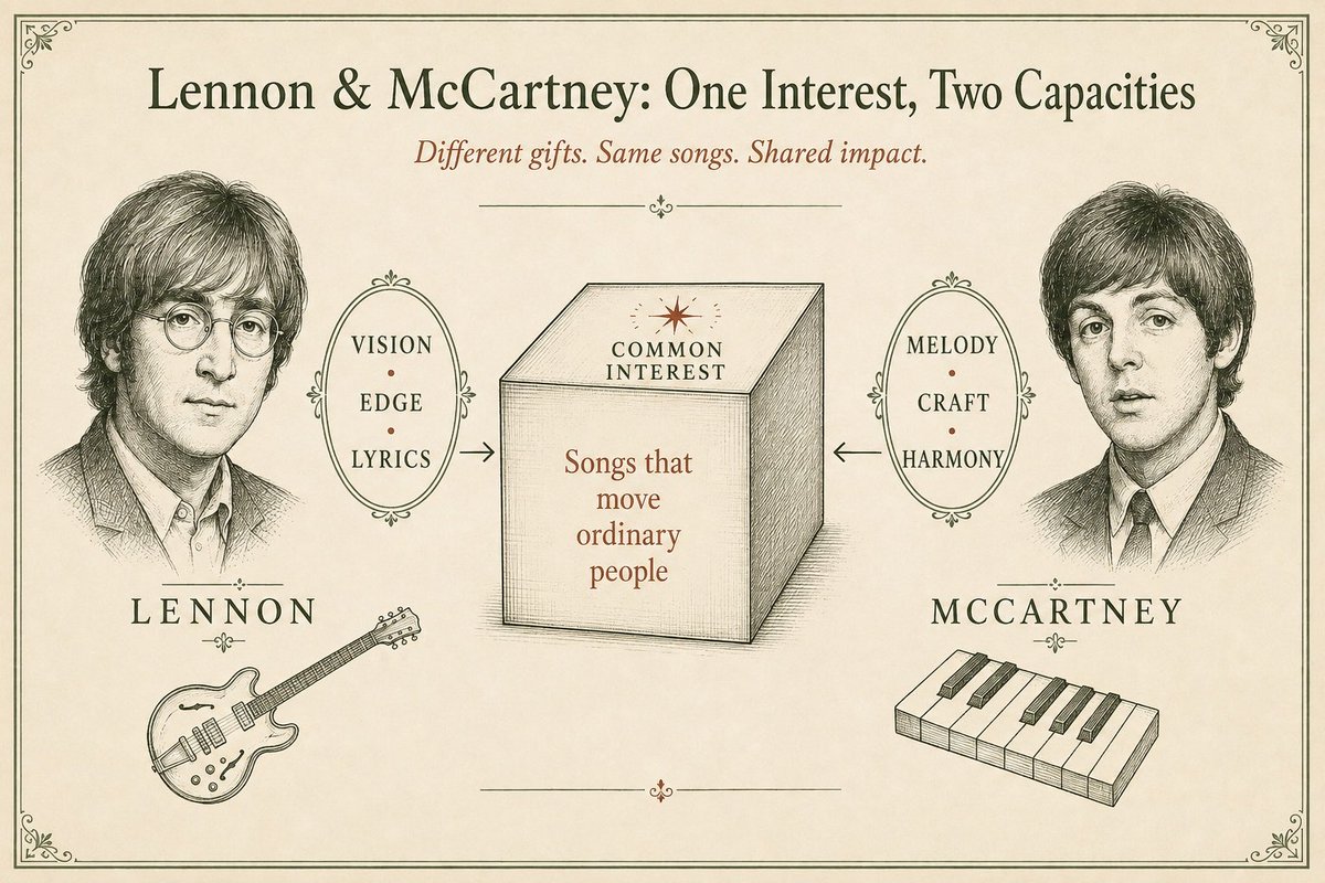 mshmullin's tweet photo. They are not opposites.

Songs that move ordinary people.
The heart, not just the stage.

#PersonalityMatters #Partnership #LennonAndMcCartney https://t.co/2oWU7jPzC8