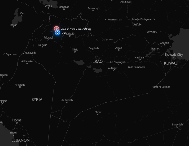 Defcon_Level's tweet photo. Kurdistan Region: Two Hadid-110 Drones Strike PM Office, Origin Attributed to Iran

🚨 Read Alert:
https://t.co/rd80SOn3FA https://t.co/k3COCfEN99