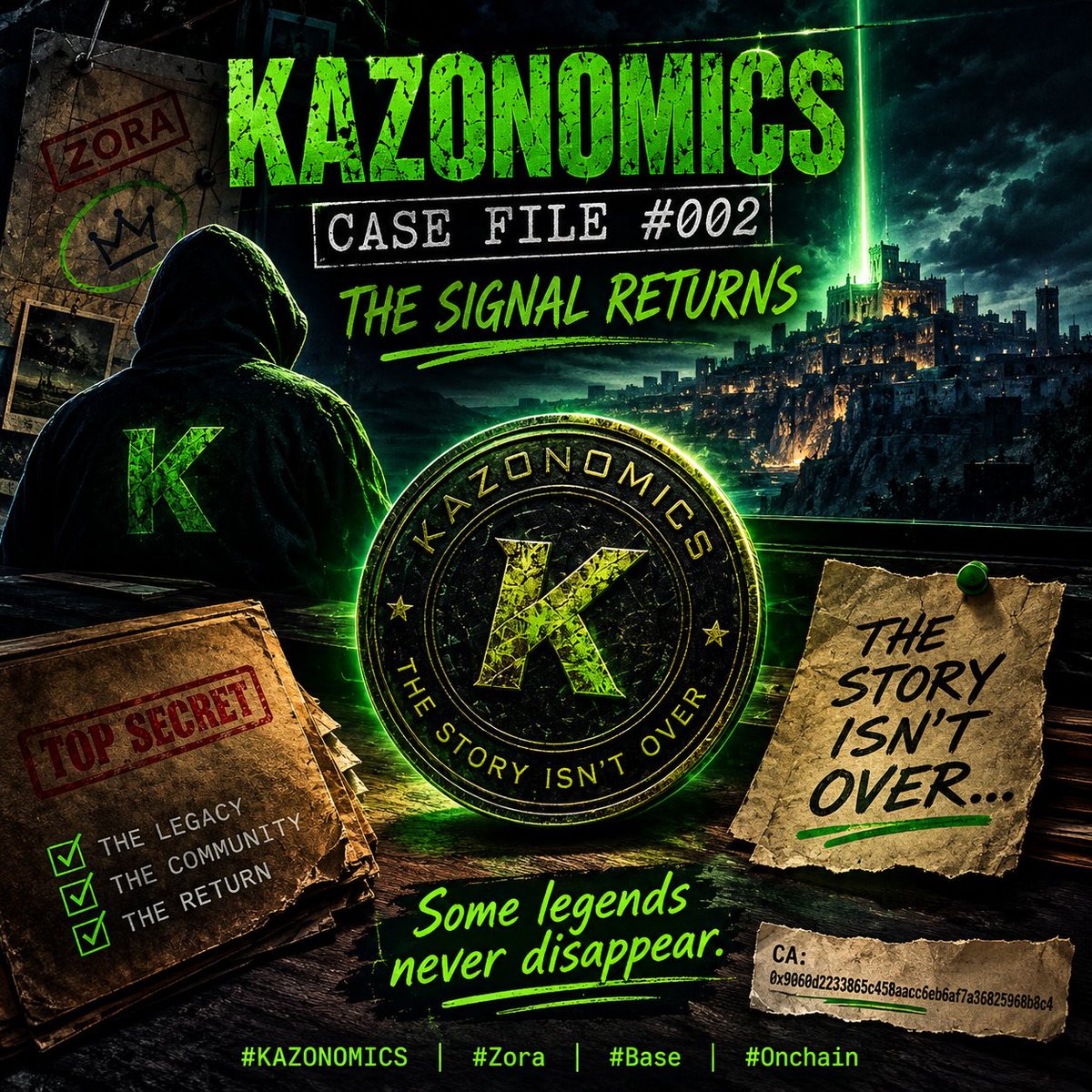 usaagentnet's tweet photo. 🟢 KAZONOMICS: THE SIGNAL RETURNS.

KAZONOMICS didn’t walk away from Zora.
The coin was burned — but the story wasn’t.

The name, the community, and the impact are still remembered.

Some signals don’t disappear. 🟢

@TheRealNomics

#KAZONOMICS #Zora #Base #Onchain https://t.co/JOYiSoXir8