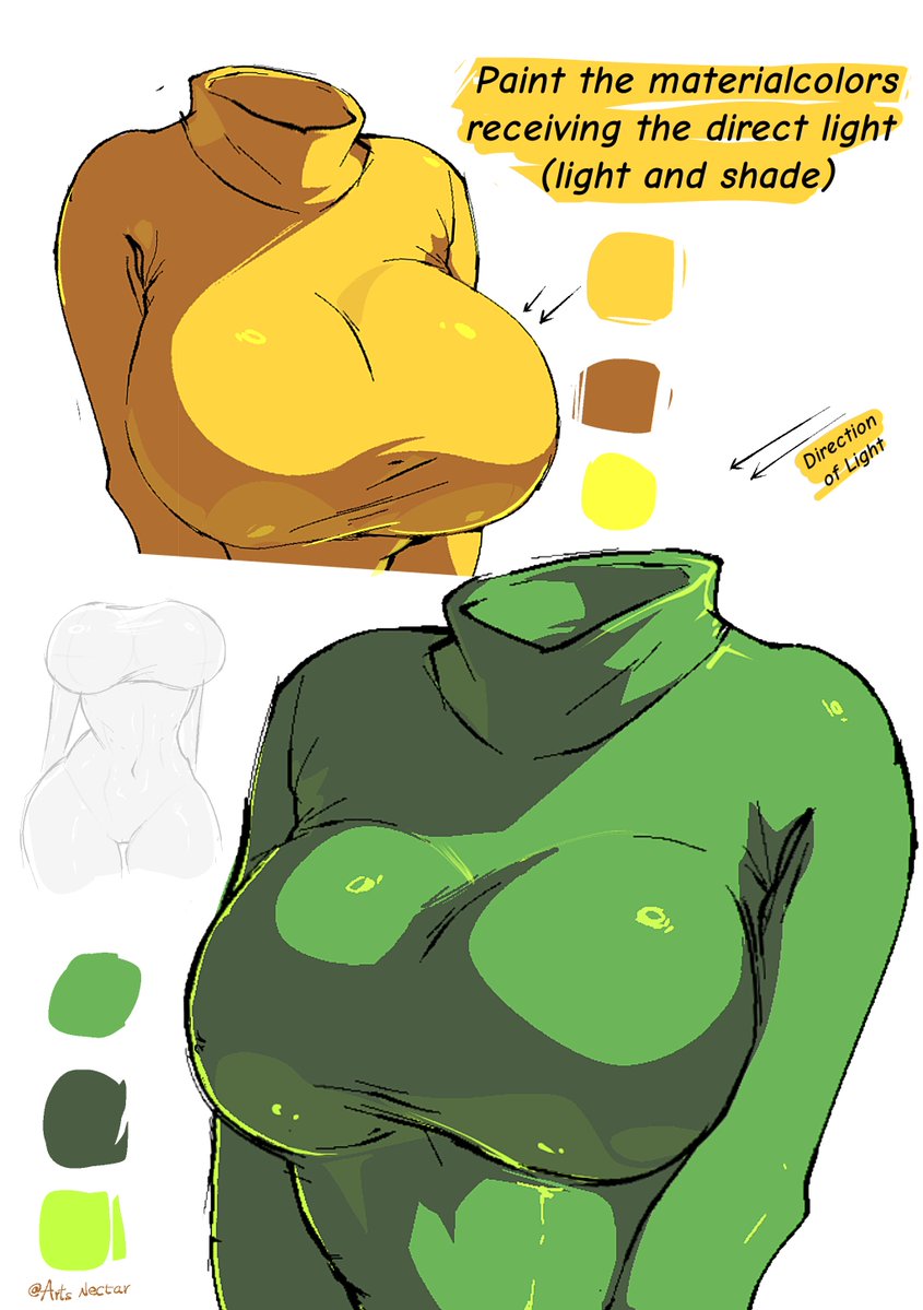 ArtsNectars's tweet photo. Quick shading tips https://t.co/bjG5JgG0Bc