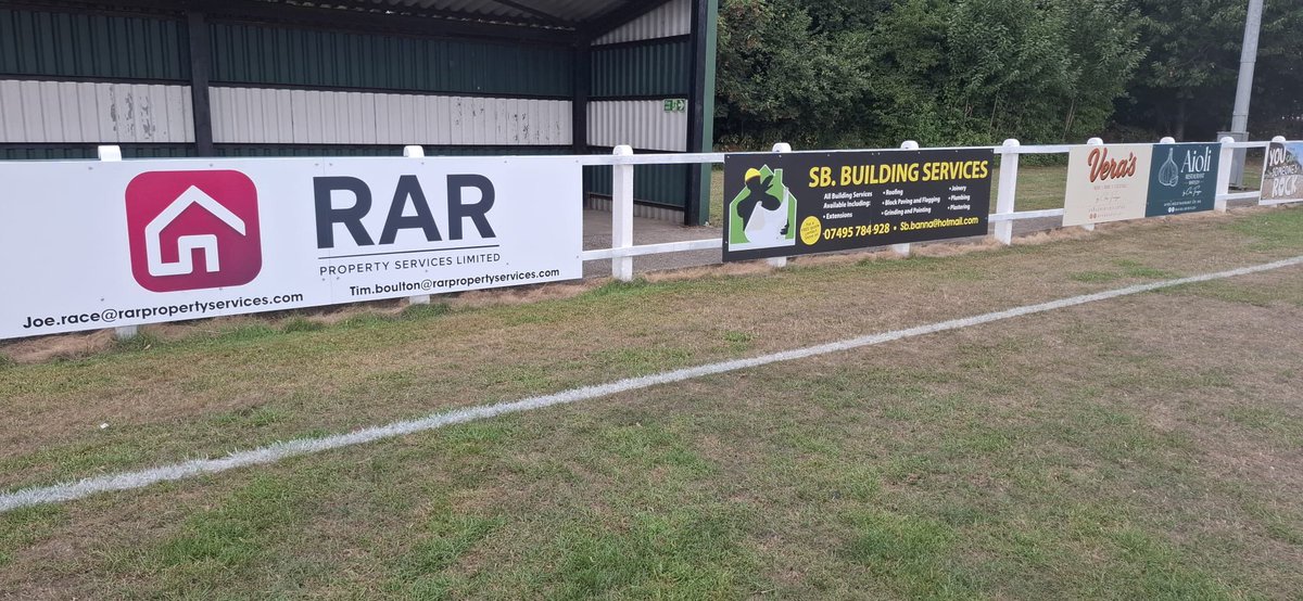 BirtleyTFC's tweet photo. SPONSORS |
We have updated all our hoardings around the ground for our 25+ sponsors. We still have space for both single and double boards. Please contact Scott or Paul if youโre interested.
#upthehoops https://t.co/GTMbvqrqv5