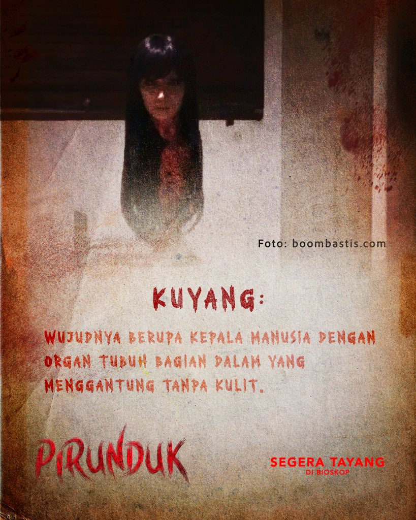 MDPictures's tweet photo. Urban legend Indonesia mana yang pian baru tau? Atau ada gak sih urban legend lainnya? Komen di bawah!π«΅πΌπ
FILM PIRUNDUK SEGERA DI BIOSKOP!
#FilmPirunduk
#Pirunduk
#Pichousefilms
#MDpictures https://t.co/etW2OoNriG
