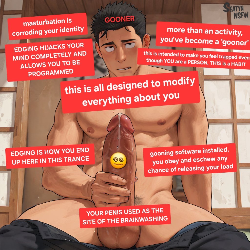 ExplosiveLibido's tweet photo. 🍭 Why does it feel so weird to cum? You can do it.
#gooner #gooncaps #gooncaptions #gooncaption #porn #porncaption #porncaptions #addict #pornaddict #pornaddiction #addiction #edge #edging #hypno #hypnosis #PIED #brainwashing #brainwash #nofap #anime #hentai #yaoi #jujutsukaisen https://t.co/s23WdGtzjq