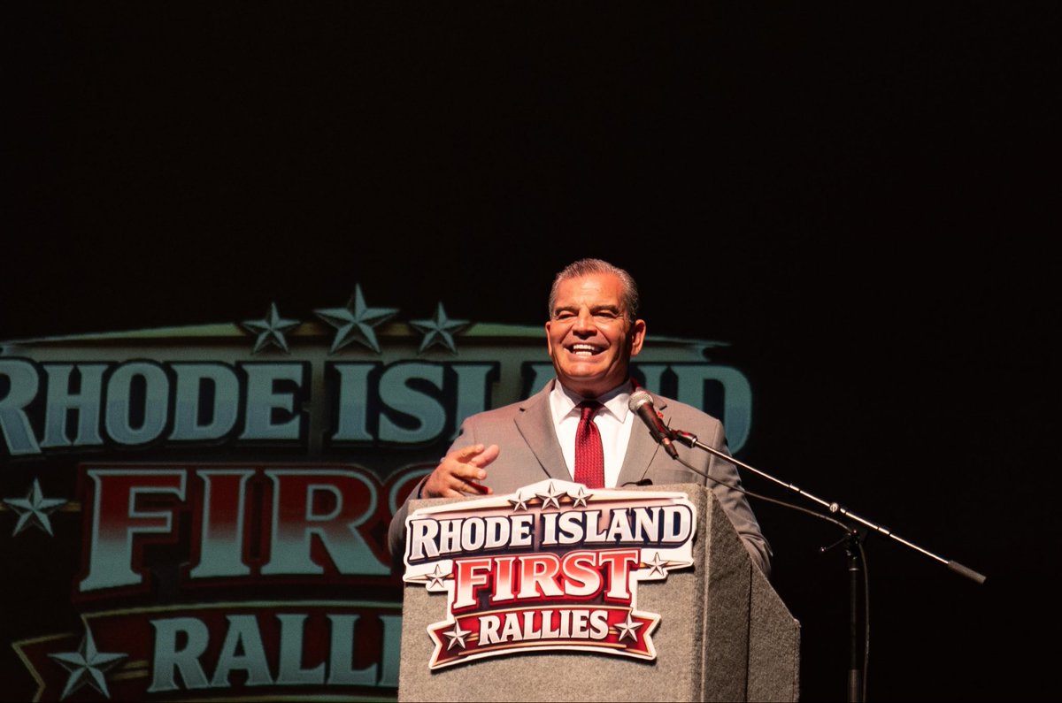 VicMellorForRI's tweet photo. A historic night for Rhode Island. 🇺🇸

America’s Mayor Rudy Giuliani came to the Ocean State to stand with us and support the Rhode Island First movement.

But what made this night truly special was everyone who showed up.

Rhode Islanders from across the state came together because we believe our best days are still ahead of us. We are united, we are growing, and we are done accepting last place.

Thank you to @RudyGiuliani, our incredible speakers and performers, and every single person who helped make this night one we will never forget.

More photos and videos from this historic night dropping all week.

Rhode Island First.

Smallest State. Biggest Spine. 🇺🇸
Semper Fi — Vic Mellor