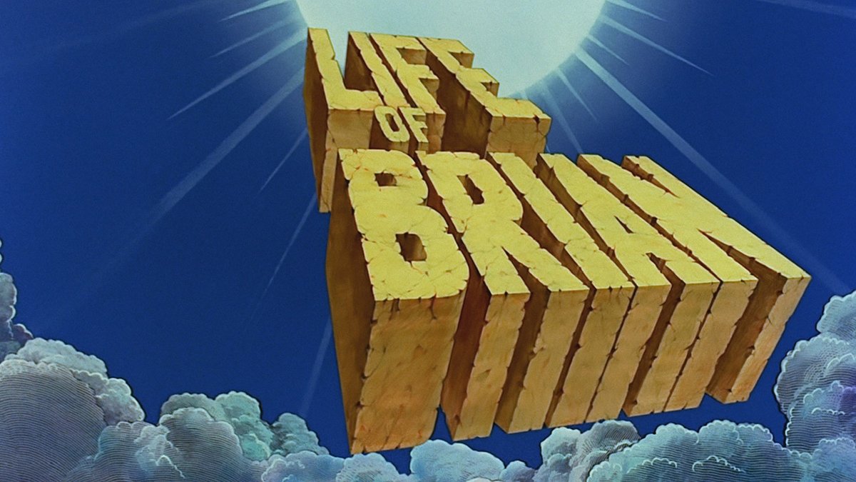 ATRightMovies's tweet photo. MONTY PYTHON’S LIFE OF BRIAN was released 47 years ago today. The second entry in the Monty Python film series, and regarded among the great British comedies, the story of how it was made will have you asking what have the Romans ever done for us…?
1/47 https://t.co/K64LbA9qlh