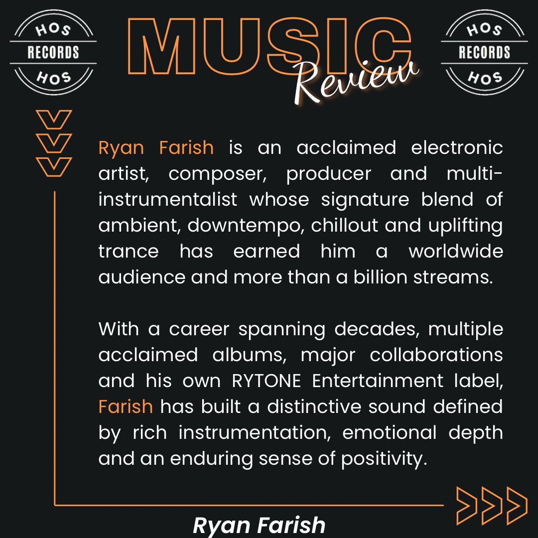 HosRecord's tweet photo. 🚨Discover : @ryanfarish 
👉New release Out Now ! #nowplaying

✅ Spotify : https://t.co/gG0IzKvPlc
✅ Youtube : https://t.co/MxRUAcO73p
✅ Website : https://t.co/BkAXoqAlNq
 
🚨Request your music review here (or DM us):
https://t.co/8dh2ZoubJ0

 #chillout #foryoupage #newmusic https://t.co/TLvYNNZY34