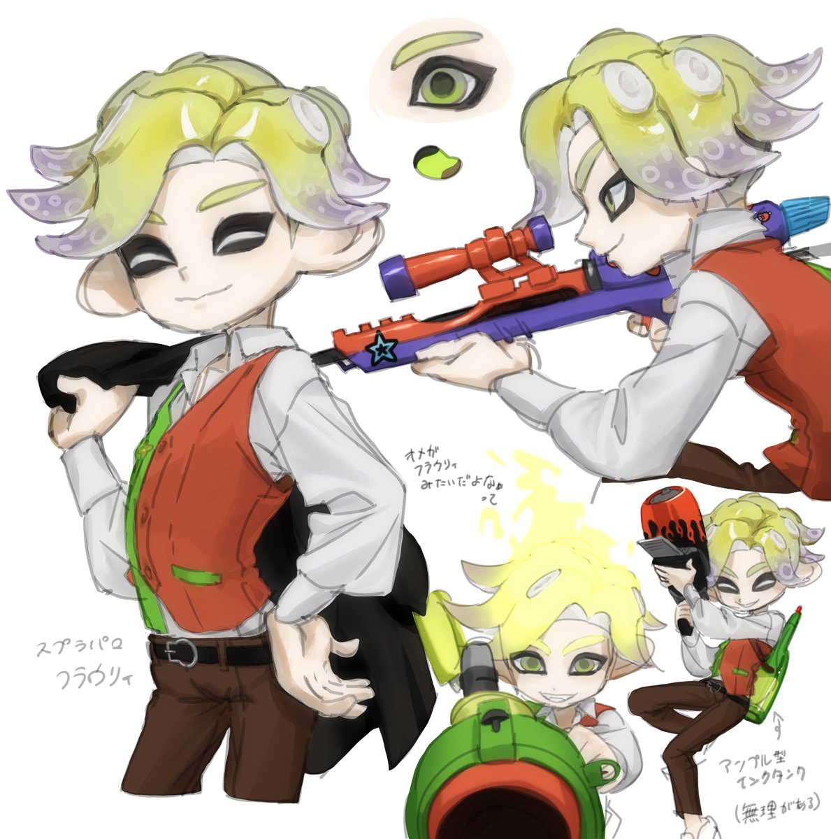 K_a_1130's tweet photo. スプラパロ🌼 https://t.co/GKVdxuTbnM