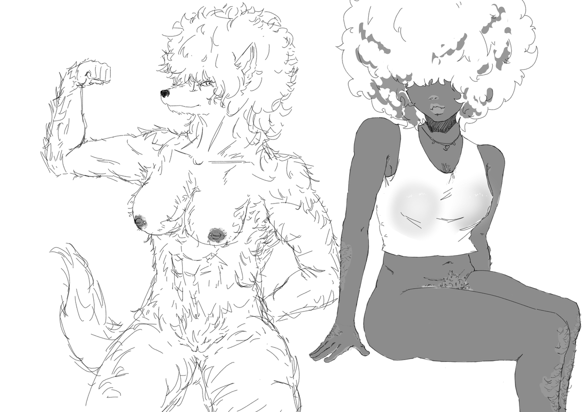 ArtistCiko's tweet photo. werewolf nsfw doodle https://t.co/3o7vLBzluv